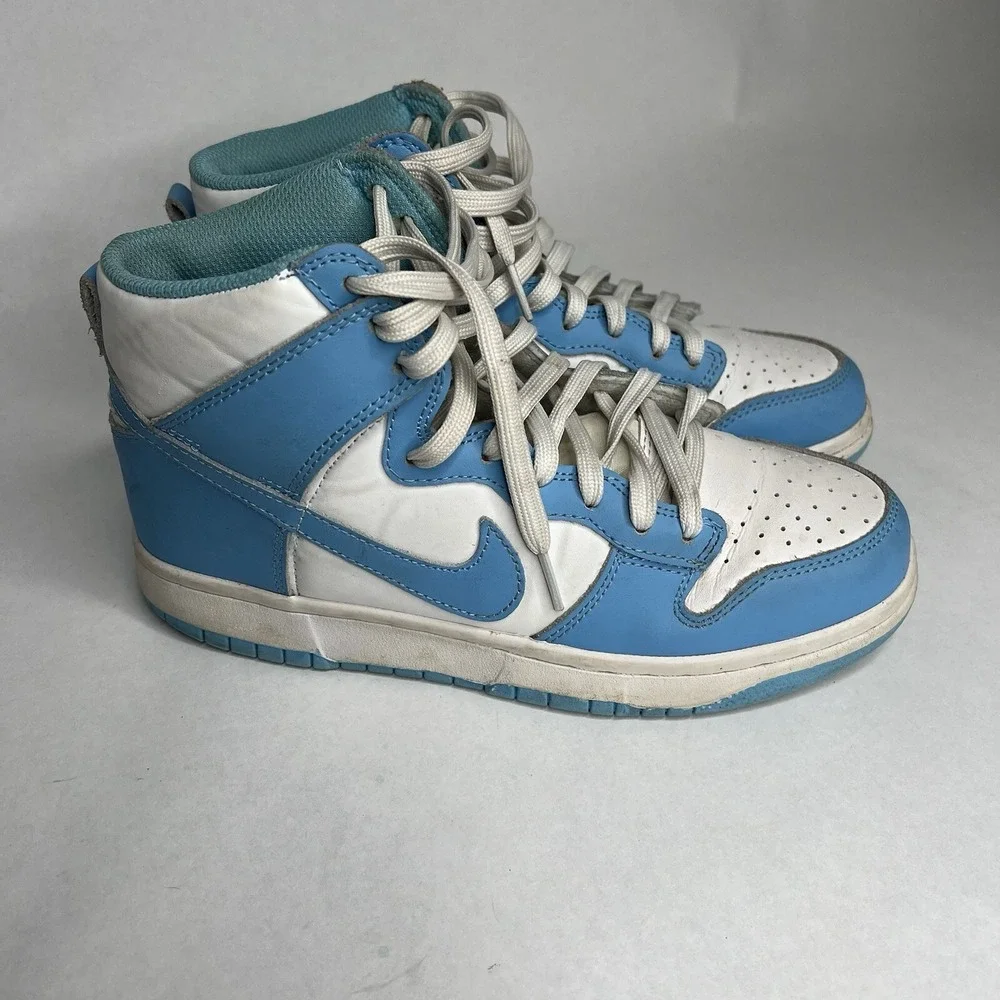 Nike High Tops Blue DD1869-107 Boys 5.5 Women's Size 7.5‎ Basketball Tennis Shoe